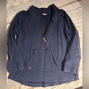 Lilly Pulitzer Navy Top with Pink Tag